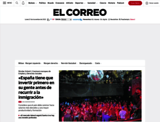 m.elcorreo.com screenshot