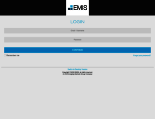 m.emis.com screenshot