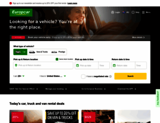 m.europcar.com.au screenshot