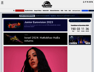 m.eurovisionworld.com screenshot