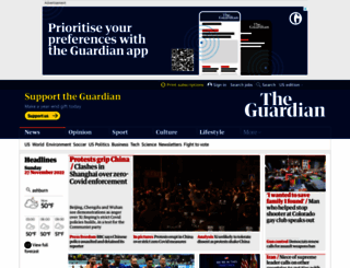 m.guardian.co.uk screenshot