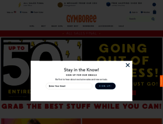 m.gymboree.com screenshot