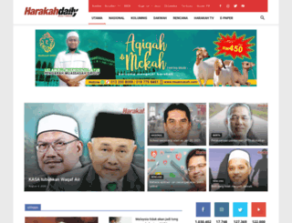 m.harakahdaily.net screenshot