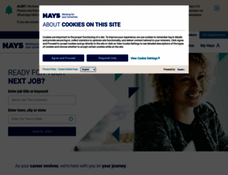 m.hays.com screenshot