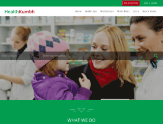m.healthkumbh.com screenshot