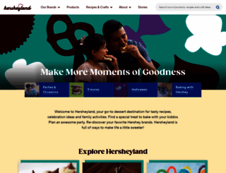 m.hersheys.com screenshot