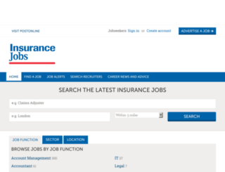 m.insurancejobs.co.uk screenshot