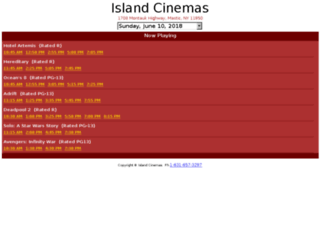 m.island-cinemas.com screenshot