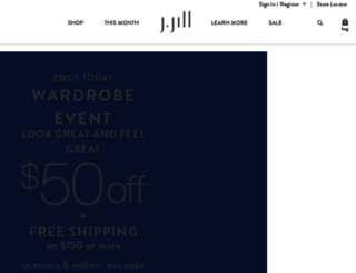 m.jjill.com screenshot