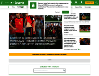 m.lavenir.net screenshot