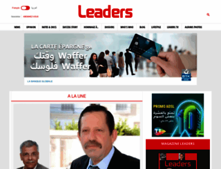 m.leaders.com.tn screenshot