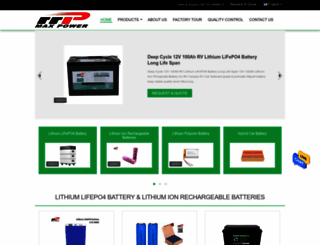 m.lithiumlifepo4battery.com screenshot