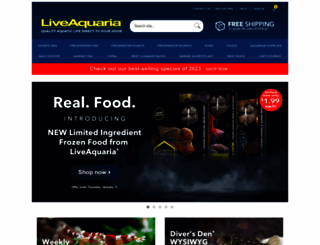 m.liveaquaria.com screenshot