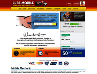 m.lubemobile.com.au screenshot
