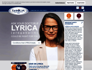 m.lyrica.com screenshot