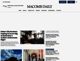m.macombdaily.com screenshot