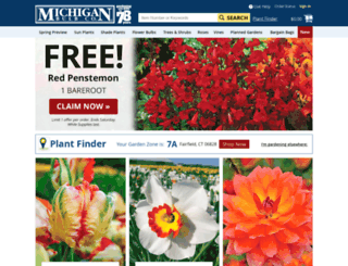 m.michiganbulb.com screenshot