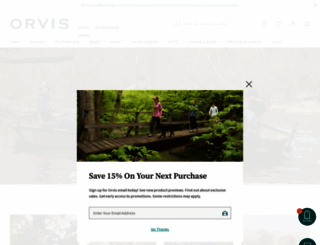 m.orvis.com screenshot