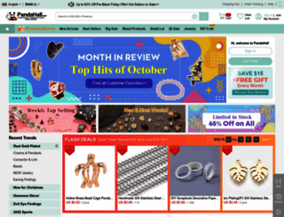 m.pandahall.com screenshot
