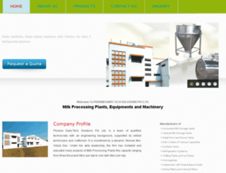 m.phoenixdairymachinery.com screenshot