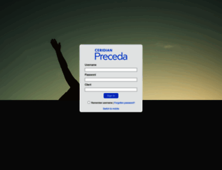 m.preceda.com.au screenshot