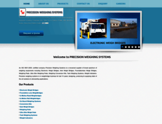 m.precisionweighingsystems.com screenshot