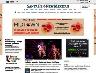 m.santafenewmexican.com screenshot