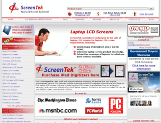 m.screentekinc.com screenshot