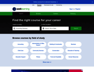 m.seeklearning.com.au screenshot