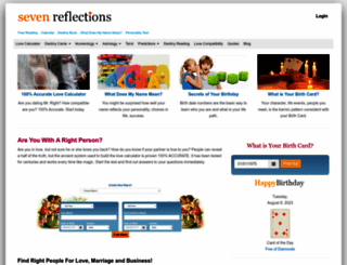 m.sevenreflections.com screenshot