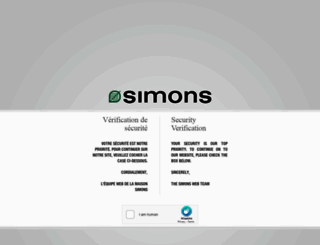 m.simons.com screenshot