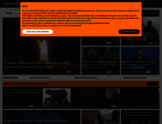 m.sputniknews.com screenshot