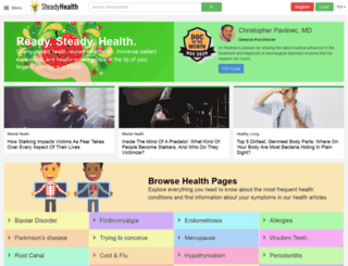 m.steadyhealth.com screenshot