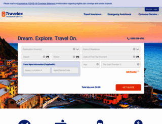 m.travelexinsurance.com screenshot