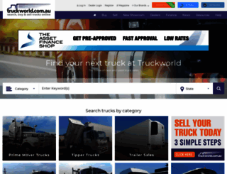 m.truckworld.com.au screenshot