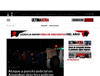 m.ultimahora.com screenshot