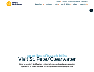 m.visitstpeteclearwater.com screenshot