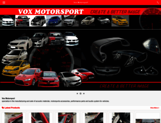 m.voxmotorsport.com screenshot