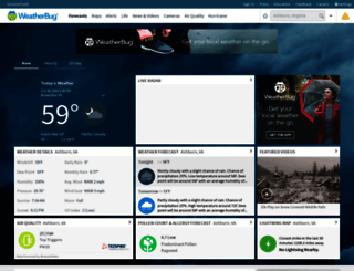 m.weatherbug.com screenshot