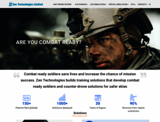 m.zentechnologies.com screenshot