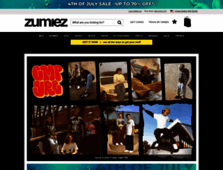m.zumiez.com screenshot