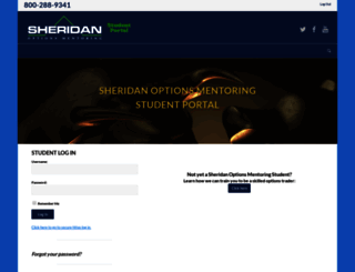 m1.sheridanmentoring.com screenshot