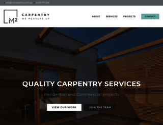 m2carpentry.com.au screenshot