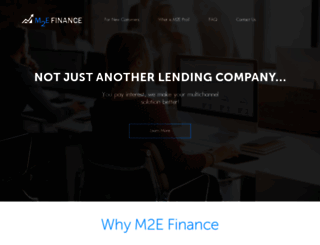 m2efinance.com screenshot