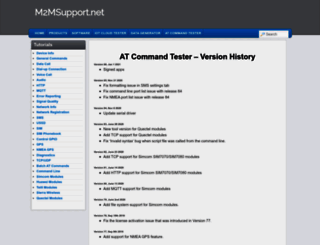 m2msupport.net screenshot