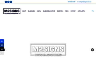 m2signs.com screenshot