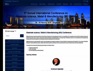 m3-conference.org screenshot