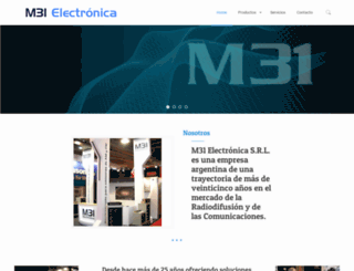 m31electronica.com.ar screenshot