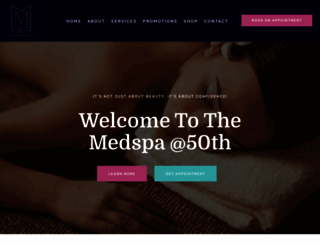 m50medspa.com screenshot