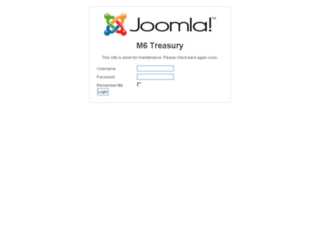 m6treasury.com screenshot